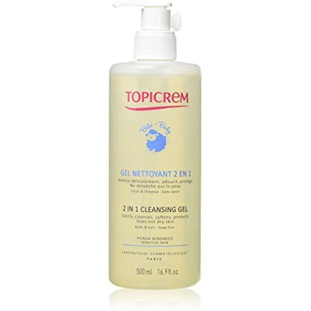 Topicrem 2 in 1 Cleansing Gel 500 ml