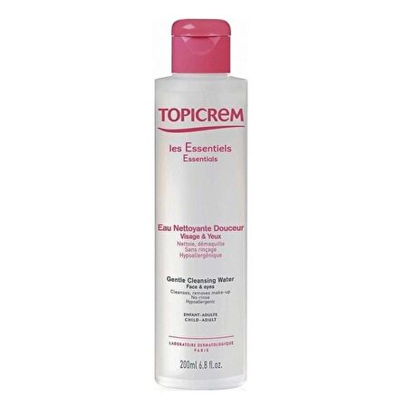 Topicrem Gentle Cleansing Water Face & Eyes 200 ml