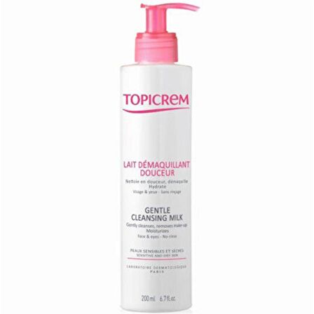 Topicrem Gentle Cleansing Milk Face&Eyes 200Ml