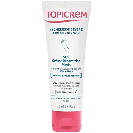 Topicrem SOS Repair Foot Cream 75 ml