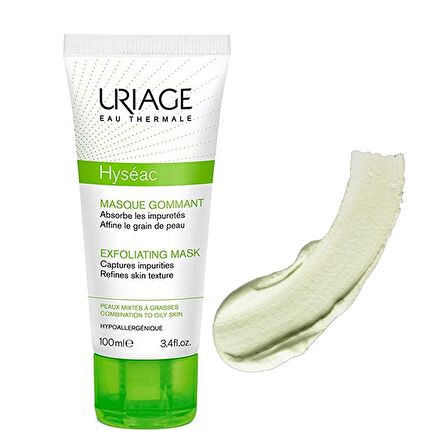 Uriage Hyseac Exfoliating Mask Karma ve Yağlı Ciltlere Özel Peeling Etkili Maske 100 ml