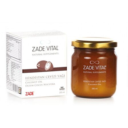 Zade Vital Hindistan Cevizi Yağı 200 ml