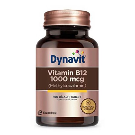 Dynavit Vitamin B12 1000 mcg 100 Tablet