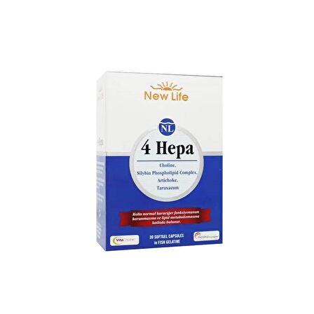 New Life 4 Hepa 30 Softgel Kapsül