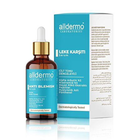 Alldermo Leke Karşıtı Cilt Tonu Dengeleyici Serum 30 ml