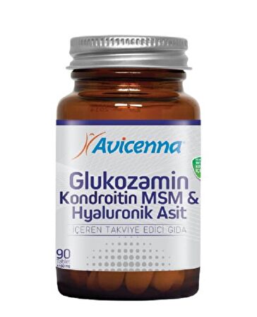 Avicenna Glukozamin Kondroitin MSM Hyaluronik Asit 90 Tablet