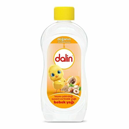 Dalin Kayısı Çekirdeği Susam ve Fındık Yağlı Bebek Yağı 300 ml