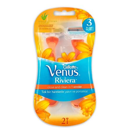 Gillette Venus Tıraş Bıçağı Riviera 2'li