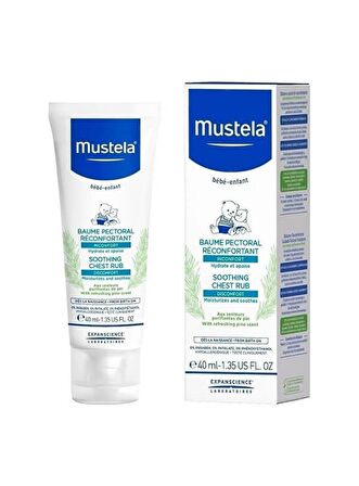 Mustela Soothing Comfort Chest Rub Rahatlatıcı Göğüs Balsamı 40 ml