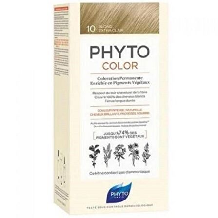 Phyto Color Saç Boyası 10  - Extra Hafif Sarı