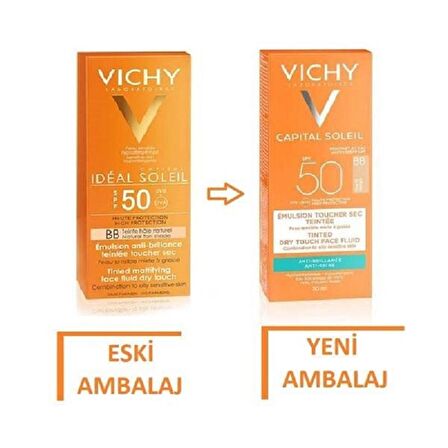 Vichy Ideal Soleil BB Karma & Yağlı Ciltler Bronz Ton Emülsiyon SPF50 50 ml