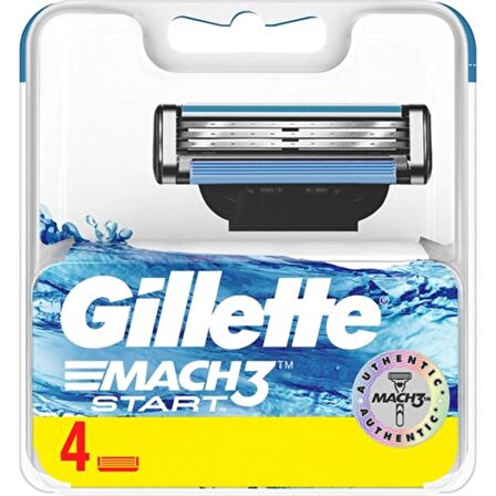 Gillette Mach 3 Start Tıraş Bıçağı 4'lü