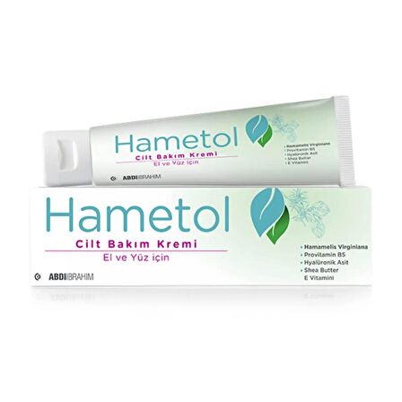 Hametol Cilt Bakım Kremi 100 gr