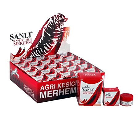 Şanlı Kapsikumlu Merhem 3,5 gr - 50'li Paket