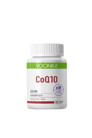 Voonka Co-Q10 200 mg 32 Yumuşak Kapsül