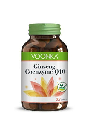 Voonka Ginseng Coenzyme Q10 32 Kapsül - Eski Ambalaj