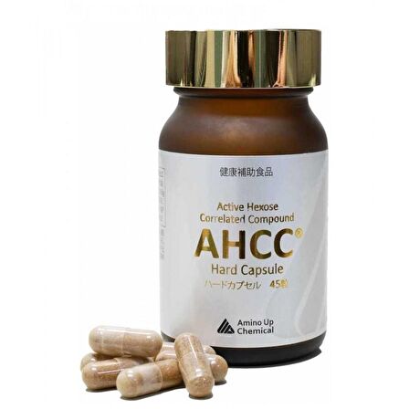AHCC Shiitake Mantarı İçeren Kapsül 45'li