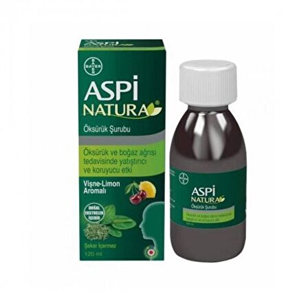 Aspinatura Vişne ve Limon Öksürük Şurubu 120 ml