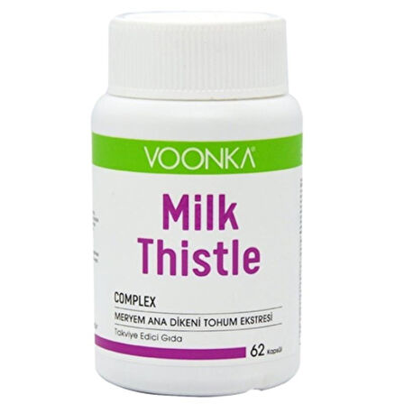 Voonka Milk Thistle 62 Kapsül