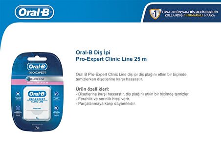 Oral-B Diş İpi Pro-Expert Clinic Line 25 m