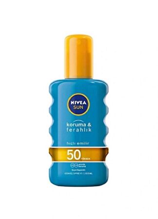 Nivea Güneş Yağı Koruma & Ferahlık SPF50+ 200 ml