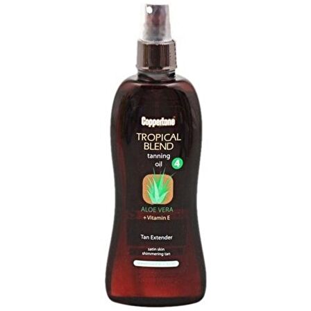 Coppertone Tropical Blend Bronzlaştırıcı Yağ Aloe Vera SPF4 200 ml