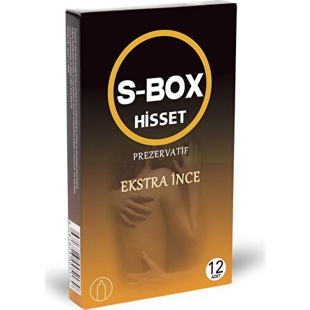 S-Box Hisset Prezervatif 12 Adet