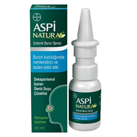 Aspinatura İzotonik Burun Spreyi 20 ml