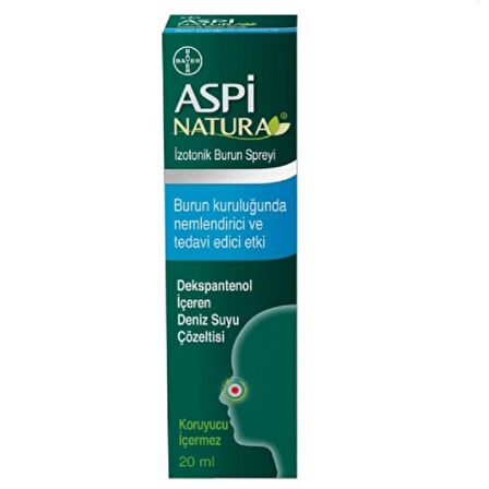 Aspinatura İzotonik Burun Spreyi 20 ml