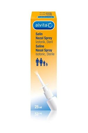 Alvita Salin Nazal Sprey 25 ml