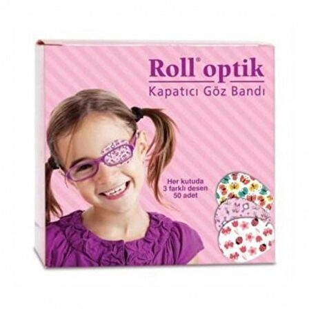 Roll Optik Kapatıcı Göz Bandı Kız 50'li