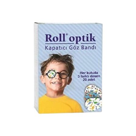 Roll Optik Göz Bandı Erkek 20'li