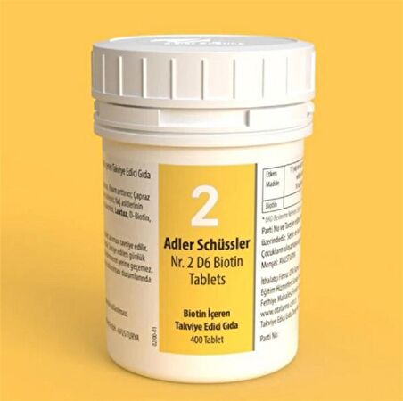 Adler Schüssler No: 2 Tablets