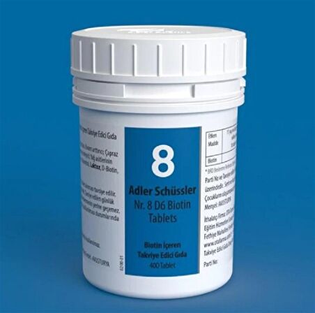 Adler Schüssler No: 8 Tablets