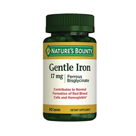 Gentle Iron 17 mg 60 Kapsül