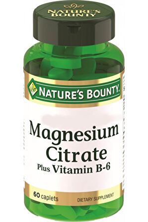 Magnesium Citrate Plus Vitamin B-6 60 Tablet