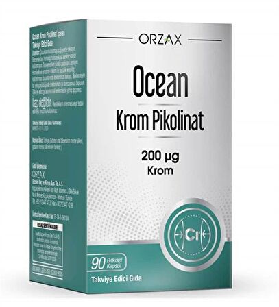 Ocean Krom Pikolinat 200 mcg 90 Kapsül