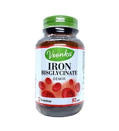 Voonka Iron Bisglycinate 92 Kapsül