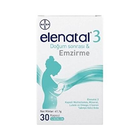 Elenatal 3 30 Kapsül