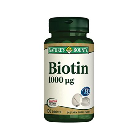 Biotin 1000 mcg 100 Tablet