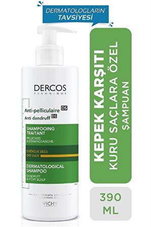 Vichy Dercos Anti-Dandruff Şampuan Kuru Saçlar için Kepek Karşıtı 390 ml