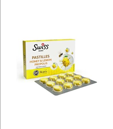 Swiss Bork Bal Limon Propolis Pastil 16'lı