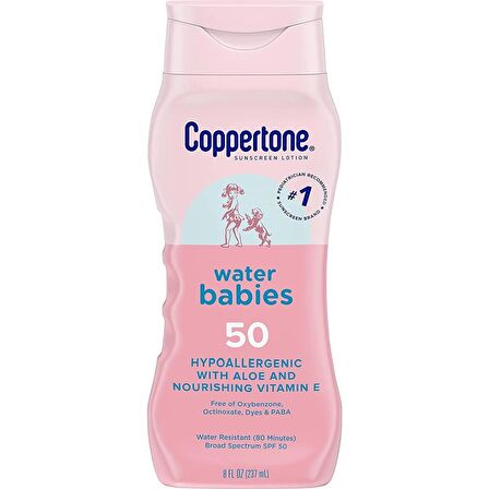 Coppertone Water Babies Çocuklar İçin Güneş Losyonu SPF50 237 ml