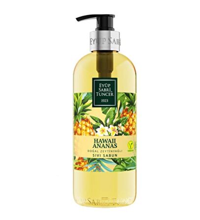 Doğal Zeytinyağlı Sıvı Sabun Hawaii Ananas 500 ml