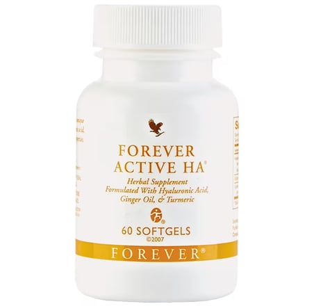 Forever Active Ha-Hyaloranic Acid, Zencefil ve Zerdeçal içeren Takviye Edici Gıda – 60 SOFTJEL