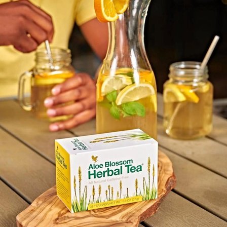 Forever Aloe Blossom Herbal Tea Aloe Veralı Bitki Çayı 37 g (25 Poşet)