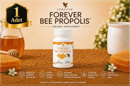 Forever Bee Propolis Propolis İçeren Takviye Edici Gıda 60 Tablet