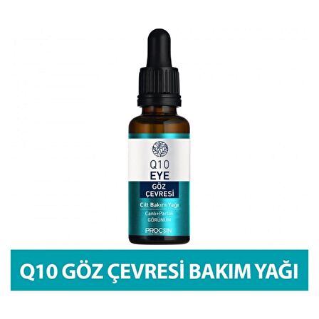 Procsin Q10 Göz Çevresi Cilt Bakım Yağı 20 ml