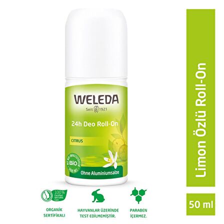 Weleda Limon Özlü Doğal Roll-On Deodorant 50 ml