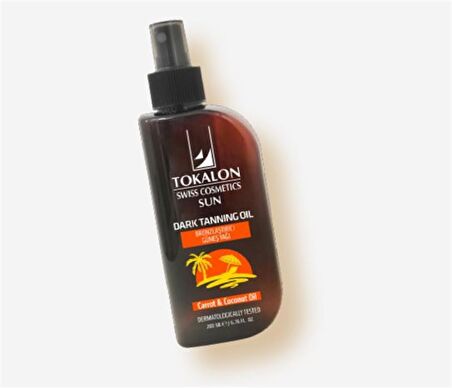 Tokalon Swiss Cosmetics Sun Bronzlaştırıcı Güneş Yağı 200 ml